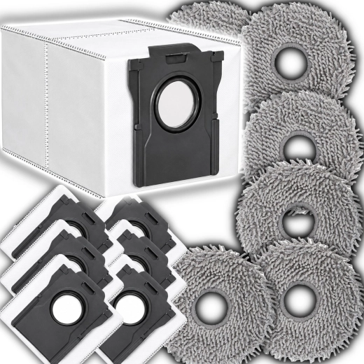 Sada příslušenství pro robotické vysavače Dreame (mopy + sáčky) kompatibilní s L10S Ultra Gen 2/3, L40, X40, X50