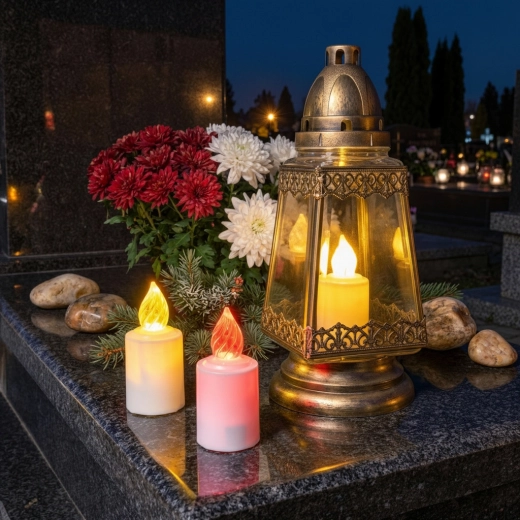 Ideální do hřbitovní lampičky a lucerny