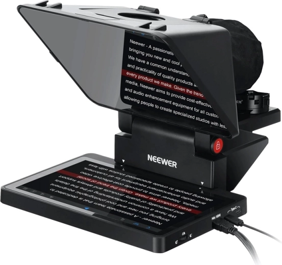 Neewer teleprompter X11 s vestavěným monitorem TM8