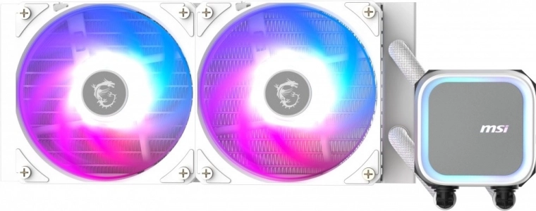 Vodní chlazení CPU MSI MAG CoreLiquid A13 240 ARGB, 240 mm, bílé
