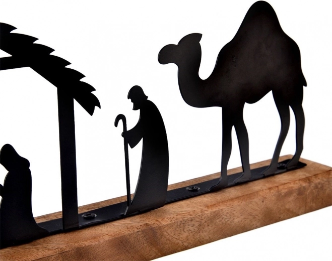 Stabilní dřevěná základna z manga