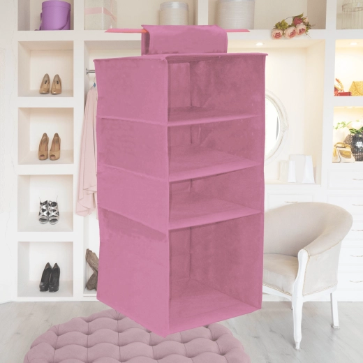 Snadné zavěšení na tyč se suchým zipem