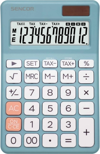 Stolní kalkulačka Sencor SEC 381 Tax Blue