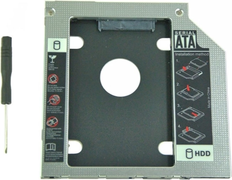 Kapesa na druhý pevný disk 2,5 HDD 12,7mm