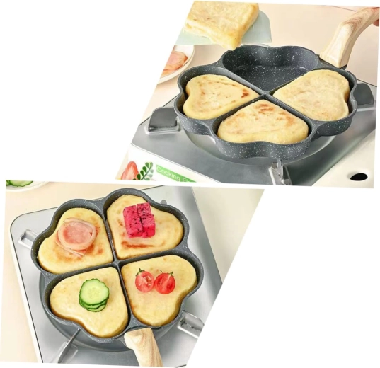 Čtyři srdíčkové formy pro více porcí najednou