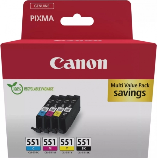 Canon PIXMA CLI-551 multipack C/M/Y/BK