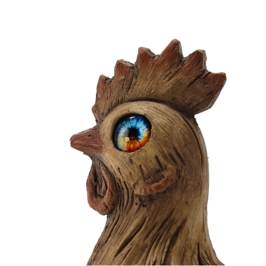 Solární teplobílé LED oči