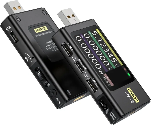 Fnirsi FNB58 tester USB portů černý