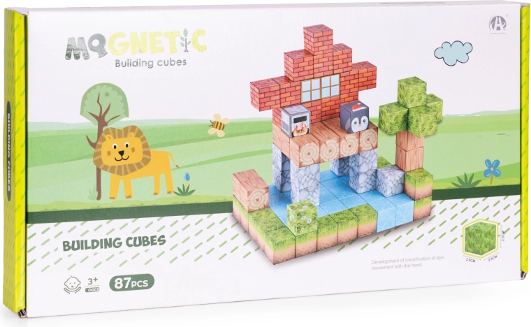 Magnetické kostky, které drží tvar