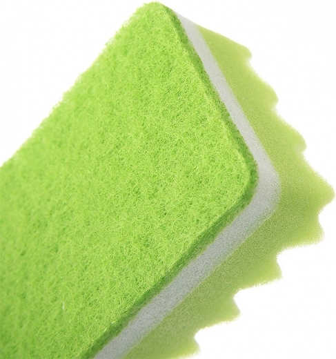 Dvojí povrch pro šetrné i důkladné čištění