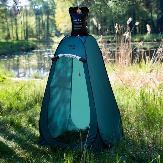 Připraveno pro solární sprchu