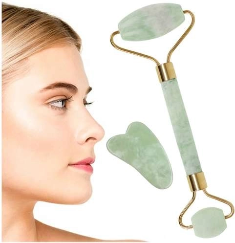 Destička gua sha ve tvaru srdce v balení