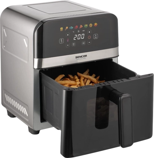 Horkovzdušná fritéza Sencor SFR 6800SS Dual Heat Inox