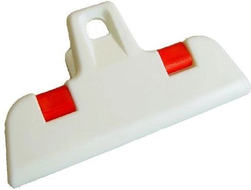 Skřipec na sáčky 11,5 cm – plastový, mix barev