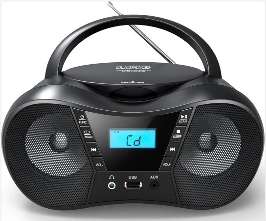 Přenosný CD přehrávač s USB a Bluetooth