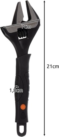Přesné šnekové nastavení 0–35 mm se stupnicí