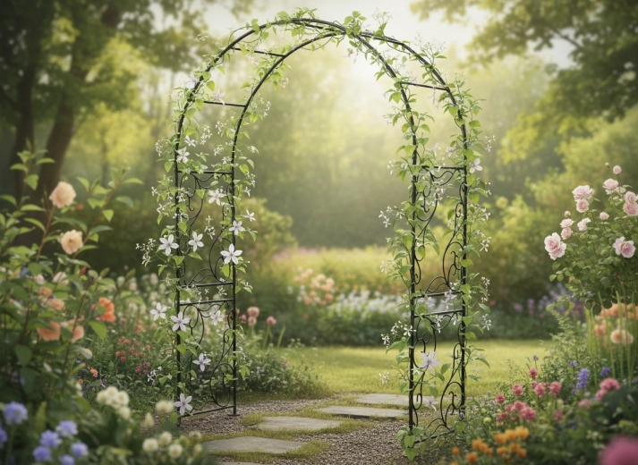 Ideální jako vstupní brána i opora pro popínavky