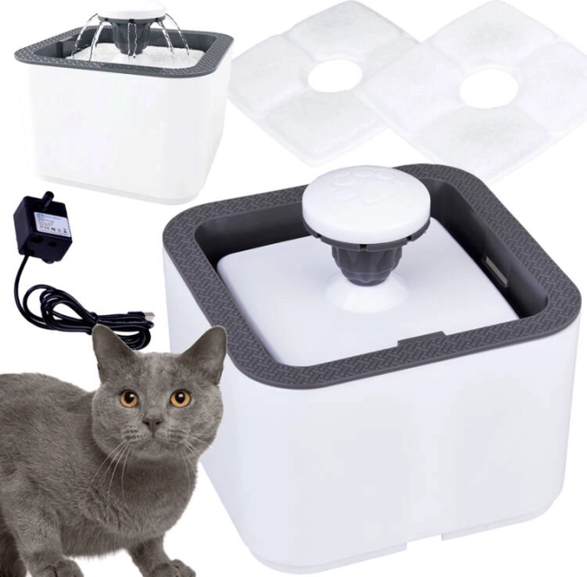 automatická fontána pro psy a kočky, 2,5 l