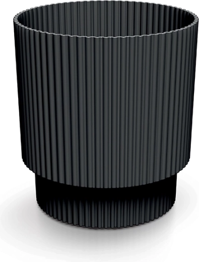 Květináč Milly 12,8 cm uhelný