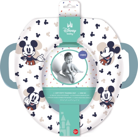 Měkké WC sedátko s držadly MICKEY