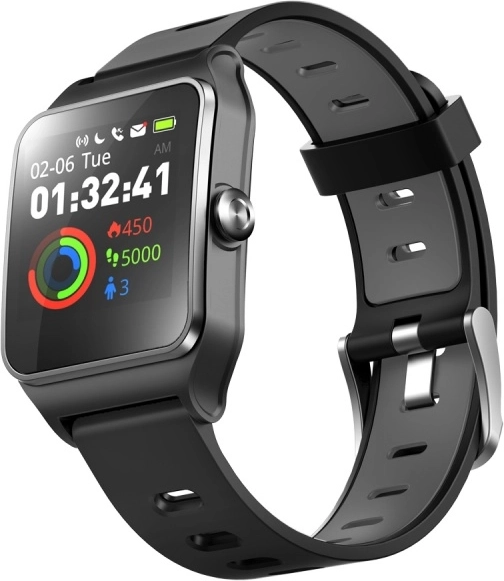 Chytré sportovní hodinky Umax U-Band P1 PRO černé