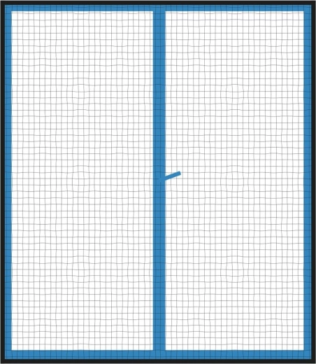 Volný průchod vzduchu, žádný hmyz