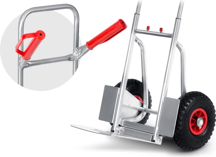 Odolný pozinkovaný rám a jistý úchop