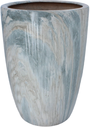 Keramický obal na květináč s mramorovým efektem 30,5 × 30,5 × 42,5 cm