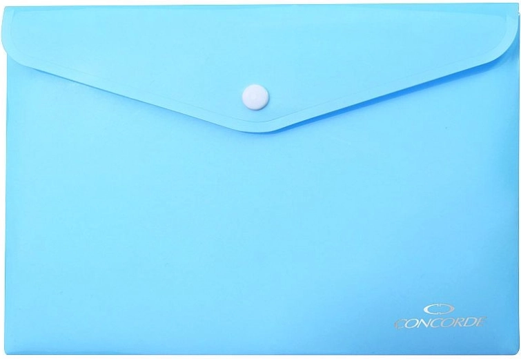 Spisové desky s drukem A5, pastelově modrá