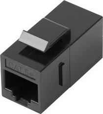 Keystone spojka RJ45–RJ45 UTP kat. 5e do instalační krabice