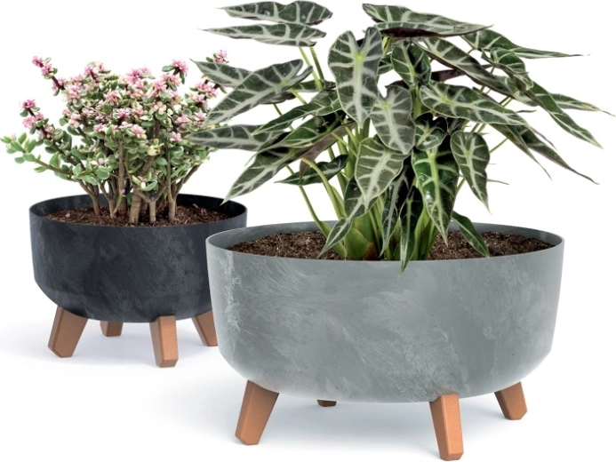 Stabilní nožičky s dekorem dřeva