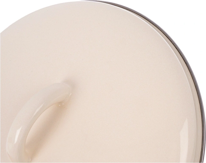 Odolná smaltovaná ocel s kovovou obrubou