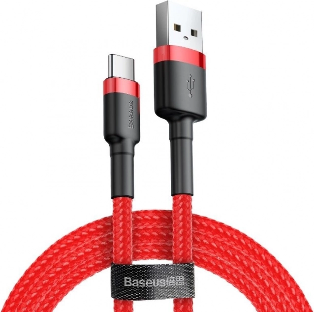 Baseus Cafule USB-C kabel 2 m červený