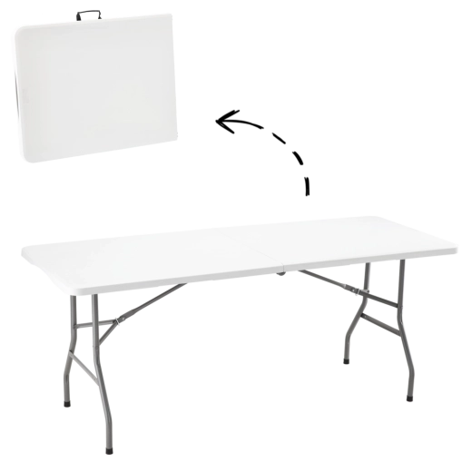 Skládací turistický a cateringový stůl 180 × 70 × 74 cm