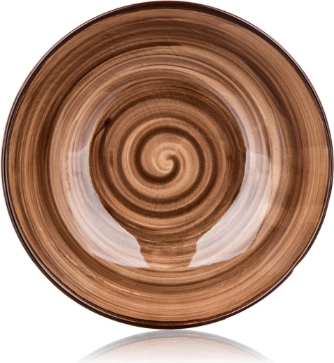 Elegantní hnědý design pro každodenní stolování
