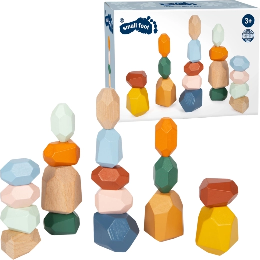 Small Foot dřevěné balanční kameny Montessori
