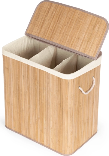 Třídění prádla bez námahy – 3 oddělené přihrádky