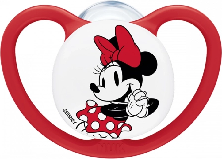 Cumlík NUK Perfect Match Air DISNEY MICKEY MOUSE, silikonový, 0–6 měsíců, červený