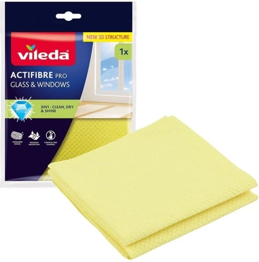 Vileda Actifibre Pro utěrka na sklo a okna - 1 kus