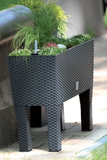 Vyvýšená konstrukce pro pohodlné pěstování