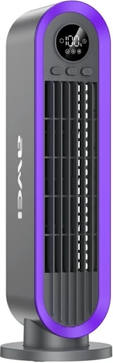 AWEI F52 sloupový ventilátor 3600 mAh šedý