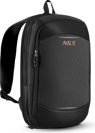 Městský batoh na notebook NILS v šedé barvě