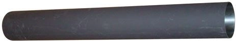 Kouřová roura 120 mm, délka 750 mm, ocel 1,5 mm, černá
