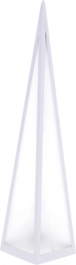 Elegantní pyramida s kovovým rámem