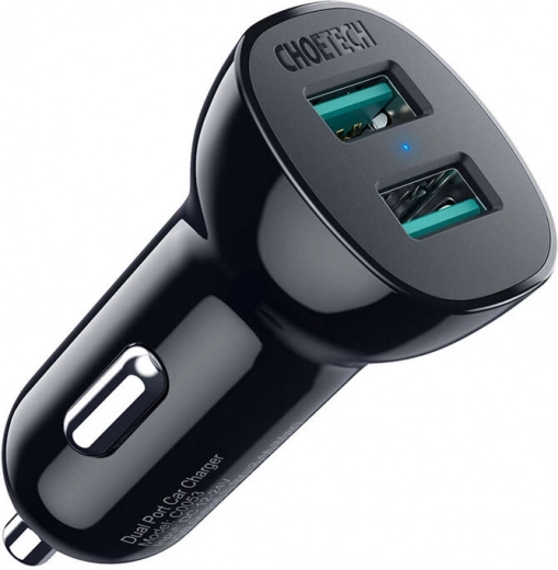 Nabíječka do auta Choetech s 30W QC 3.0 a dvěma porty USB