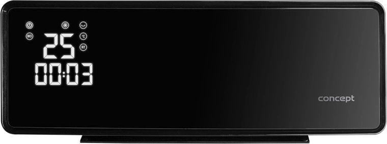 Keramický nástěnný ohřívač qh4001 černý