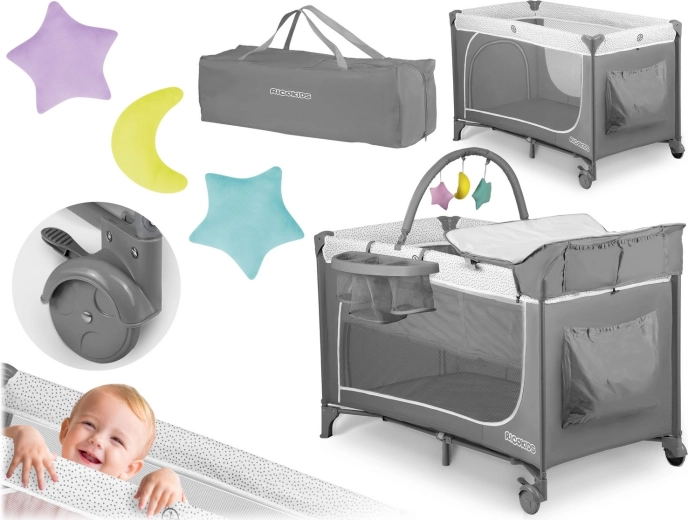 Přebalovací pult, hračky a organizer v balení