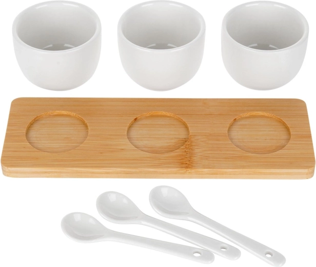 Stylové servírování na přírodním bambusu