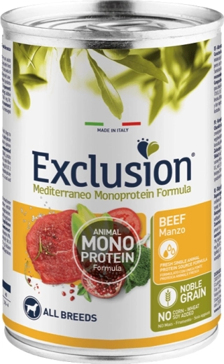 Exclusion Adult hovězí konzerva pro psy všech plemen 400 g