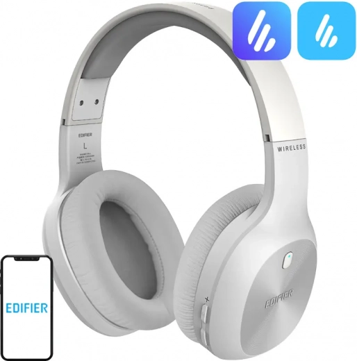 Bezdrátová sluchátka EDIFIER W800BT Plus s aptX (bílá)